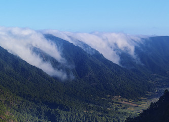 Fototapeta na wymiar Sea of Clouds on La Palma