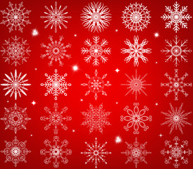 Snowflake Vector Set