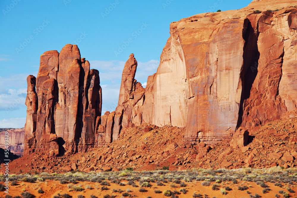 Wall mural monument valley