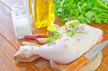 raw chicken