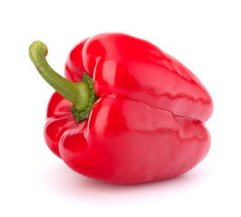 red pepper isolated on white background
