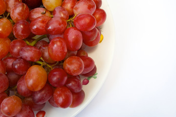 red grape on dish