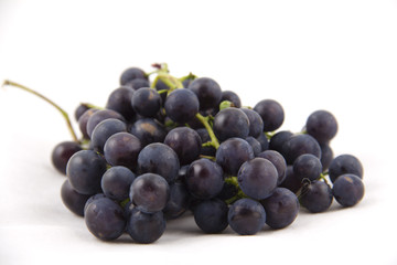 blue grapes