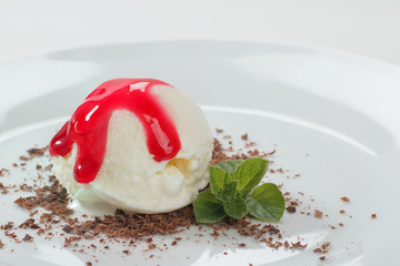 Vanilla ice cream