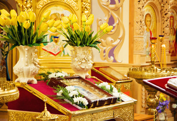 interior of an orthodox church