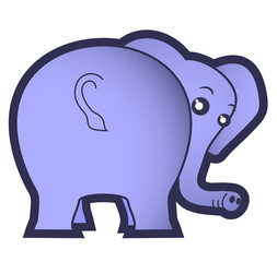 Blue elephant