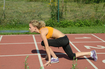 Female runner