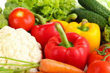 Fresh vegetables close up