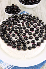 Cheesecake with fresh berries
