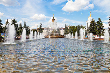 fountain Stone Flower at VVC in Moscow