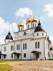 Fototapeta na wymiar Dormition Cathedral of Dmitrov Kremlin, Russia
