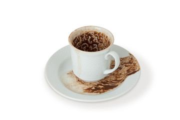 Fortune telling with White Cup of Coffee