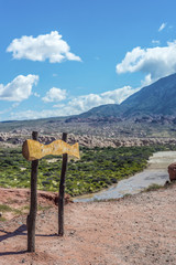 Fototapeta na wymiar Quebrada de las Conchas, Salta, północnej Argentynie