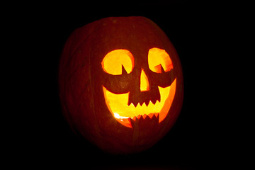 Smiling Halloween pumpkin