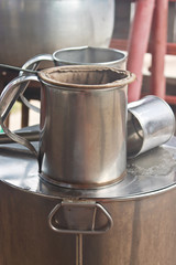 Classic kettle for camping coffee