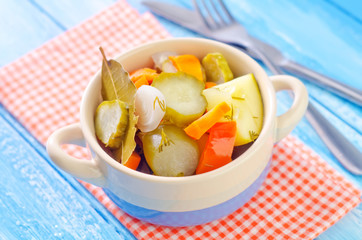 marinated vegetables