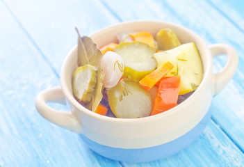 marinated vegetables