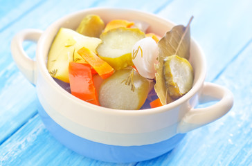 marinated vegetables