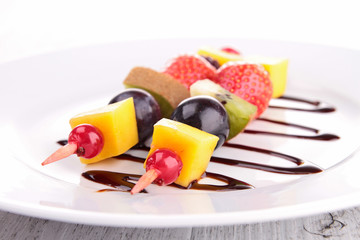 fruit kebab