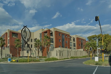 Johannesburg streets with new buildings