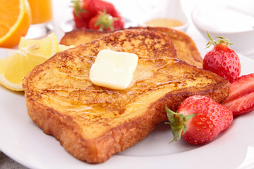 bread with butter and honey