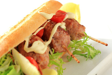 Kofta sandwich
