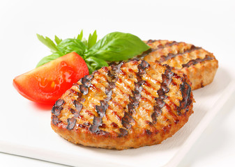 Grilled burgers