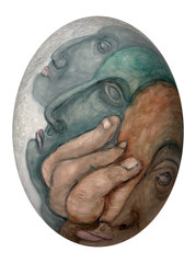 Three Philosophers Egg