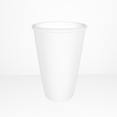 isolated paper cup