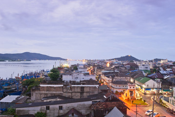 Fototapeta premium old town, Songkhla, Thailand