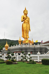 Temple at Hat Yai Thailand (Standing Buddha)
