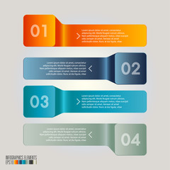 Modern Infographic template, vector illustration.