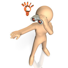 He found something interesting.