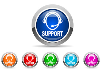 support icon set