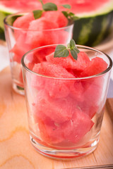 Slices of watermelon