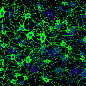 Neuron Seamless Pattern