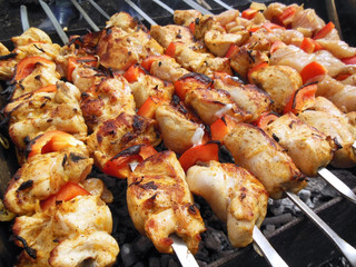 Traditional shish kebab