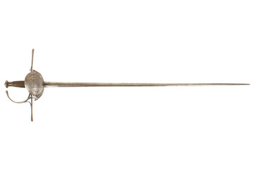 A 17th Century Spanish Cup Hilt Rapier Sword