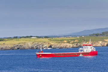 Obraz premium Merchant ship