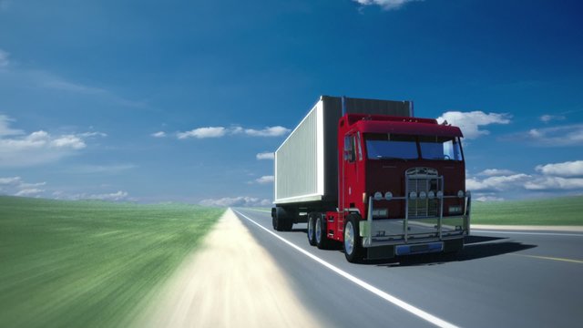 Truck on the road 2