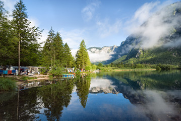 Fototapeta na wymiar Lake Bohinj, Julian Alps, Slovenia
