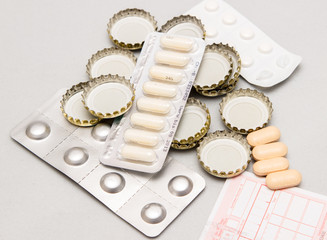 Drogen Alkohol Sucht Abhänigkeit Tabletten