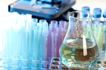 Laboratory test tube.