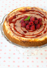 raspberry cheesecake