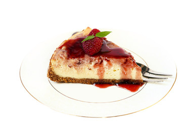 raspberry swirl cheesecake