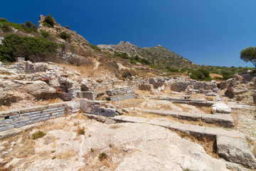 Fototapeta na wymiar Ruins of Knidos, Datca, Turkey