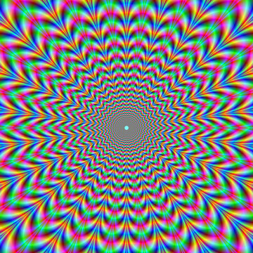 Psychedelic Zigzag Rings