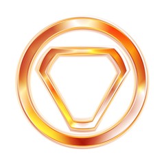 Vector glowing shape