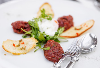 Beef tartare
