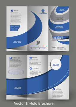 ri-Fold Corporate Business Store Brochure Design